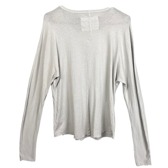 Frank & eileen Core Long Sleeve Tee Light Gray Size S Sample Piece Designer Lux - Picture 2 of 7